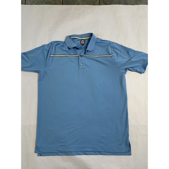 Footjoy Athletic Fit Polo Shirt Men’s Extra Large Blue Golf FJ - Picture 1 of 7